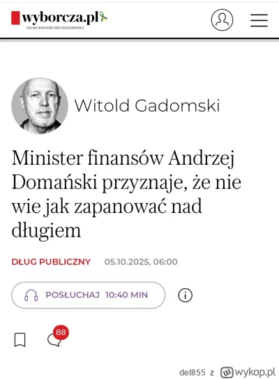 del855 - O proszę... to juz nawet wyborcza, wierny usmiechniety pies, najwierniejszy ...