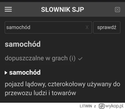 LITWIN - clickbait. To nie spełnia definicji samochodu. To bardziej jest pojazd jak j...