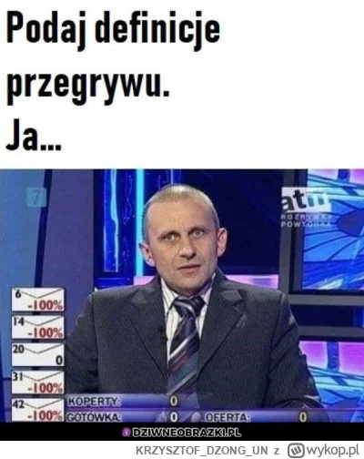 KRZYSZTOFDZONGUN - Kobieta może być przegrywem, jedynie dokonując błędne wybory w życ...