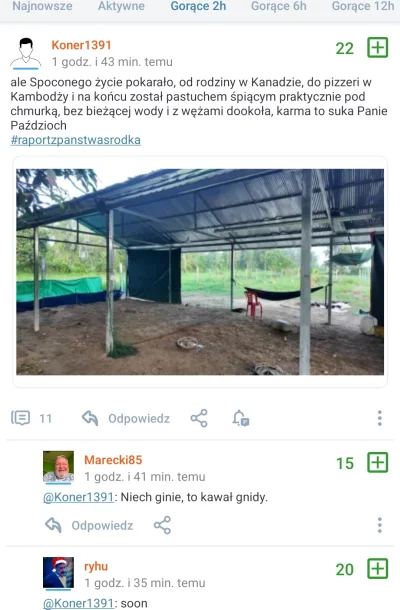 NiezlyJestes - TOP 1 w gorących - 22 plusy 
Kontent też wartościowy tzn życie życiem ...