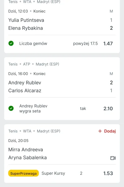 Bielawski - #tenis sorry, ale dzisiaj Karynka melduje się w półfinale ( ͡º ͜ʖ͡º)