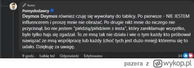 pazera - Nie jestem INFLUENCEREM, proszę mnie nie obrażać! Powiedział koleś po któreg...