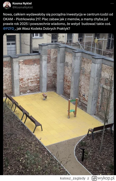 k.....y - To nie jest żart. Tak naprawdę wygląda plac zabaw dla dzieci w nowej inwest...