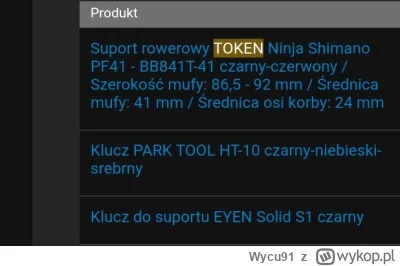 Wycu91 - @marausz taki o zestaw kupiłem żeby zdjąć korbę i wymienić stary token ninja...