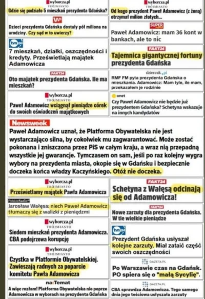 t.....5 - >ohhhh... rozumiem, w takim razie TVP jest odpowiedzialna za śmierć Adamowi...