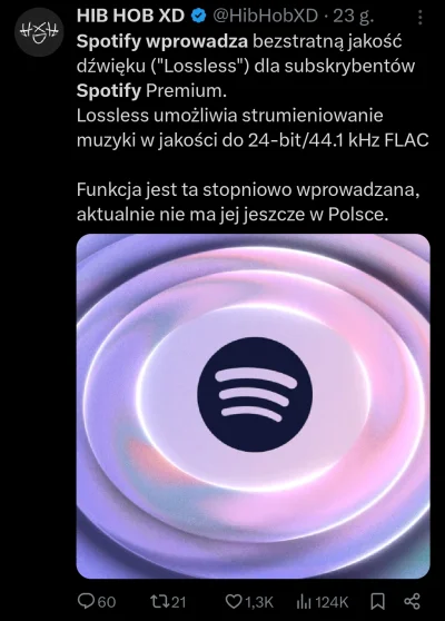 huopisko - akurat jak się przerzuciłem na Apple Music i napisałem w powodzie rezygnac...