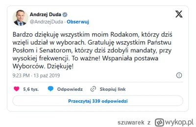 szuwarek - @msr99: już? po 16 godzinach?
4 lata temu w 20 minut po early poll smarowa...