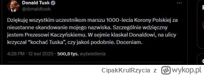 CipakKrulRzycia - #tusk #polityka #bekazpisu #heheszki
