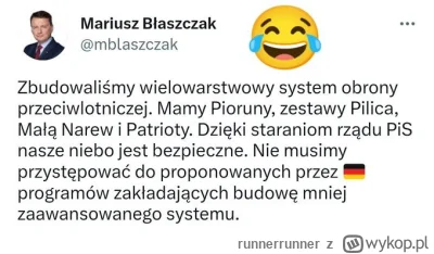 runnerrunner - Lepiej mi się śpi, wiedząc, że pociski latają sobie przez pół Polski, ...