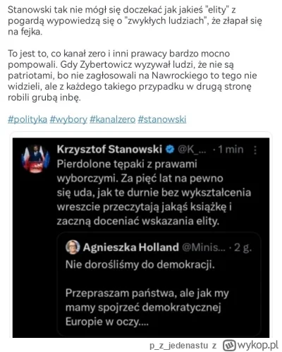 pzjedenastu - Szybka wrzuta na x.com / twitter, 
Tym razem 500tys. wyświetleń. Przeka...