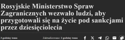 yosemitesam - #wojna #rosja #ukraina 
Rosyjski MSZ potwierdza, że cywilizowany świat ...