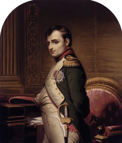 Loskamilos1 - Napoleon Bonaparte w swoim gabinecie, Paul Hippolyte Delaroche, rok 184...
