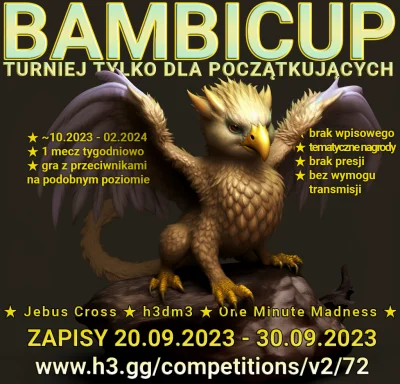 Berkas - BambiCup

Drodzy Widzowie, Fani i Niedzielni Gracze!

Przynosimy wspaniałe w...