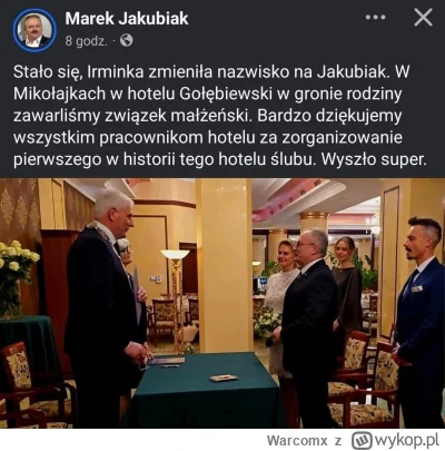 Warcomx - Prawdziwy Polak katolik prawicowy patriota bierze ślub w hotelu a nie w koś...