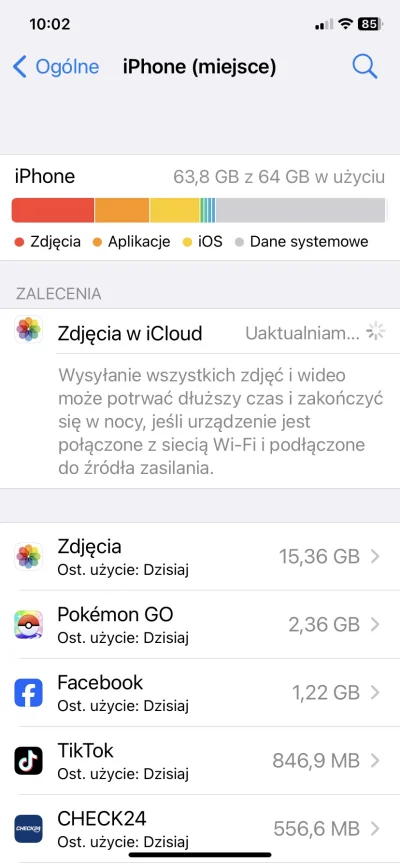 Lujdziarski - #iphone #ios Jest jakies wyjscie, bo miejsca mi brakuje. Patologia ze d...