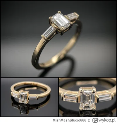 MishMashStudio666 - Dzień dobry!
Dziś przedstawiam pierścionek z diamentami laborator...
