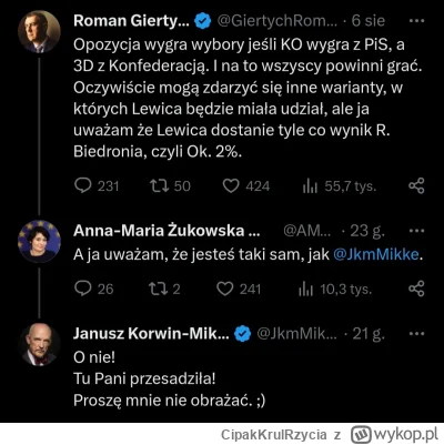 CipakKrulRzycia - #zukowska #giertych #korwin #polityka #polska #heheszki  oby na koń...