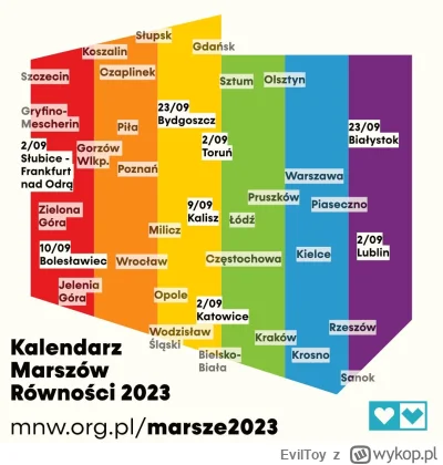 EvilToy - W tym roku rekordowa liczba Parad Równości! Polska jest tęczowa, czy tego c...