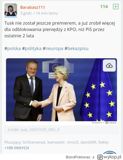 BoroPrimorac - „Zrobił więcej” czyli po prostu Niemcy i Bruksela wiedzą, że znowu maj...