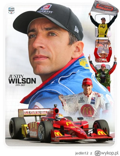 jedlin12 - #f1 #indycar #wyscigi Dzisiaj mija 10 lat od śmierci Justina Wilsona. Podc...