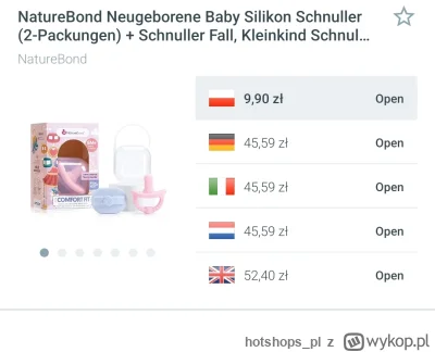 hotshops_pl - NatureBond Silikonowe smoczki dla noworodka (2 opakowania) + etui na sm...