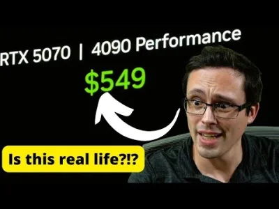 R187 - @Erravi: 5070 jak 4090... o ile na 5070 używasz "multi frame generation in 4x ...