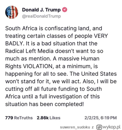 suweren_sudoku - Jesteśmy na takim poziomie antybiałego sentymentu w świecie zachodni...