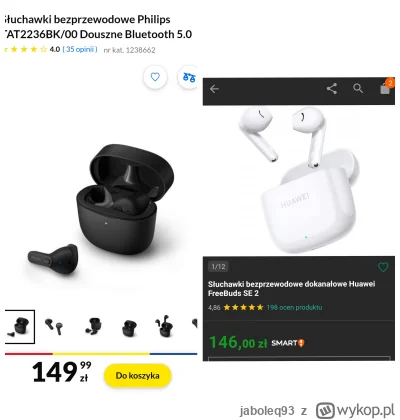 jaboleq93 - Hej, chce kupić słuchawki bezprzewodowe douszne. 
- do 200 zł
- do biegan...