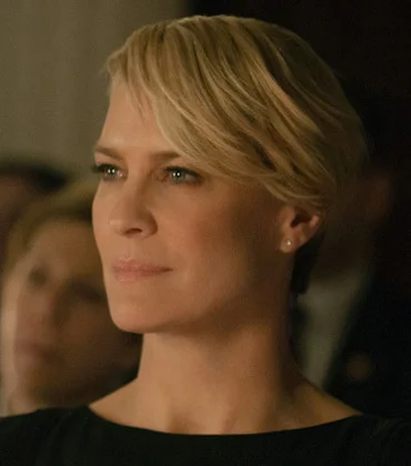 Bravado - Claire Underwood to chyba jedyny przykład jaki znam kiedy krotkie włosy pas...
