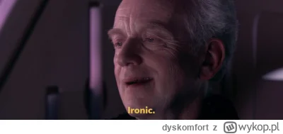 dyskomfort - Palpatine: Did you ever hear the Good News of Jesus the Christ?

Anakin:...