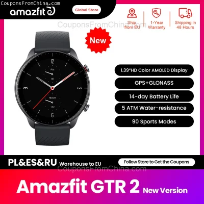 n____S - ❗ Amazfit GTR 2 Smart Watch
〽️ Cena: 59.99 USD (dotąd najniższa w historii: ...