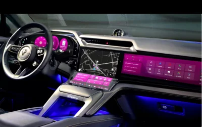 gundis25 - #motoryzacja #porsche #design
Europejscy klienci: chcemy mniej wyświetlacz...