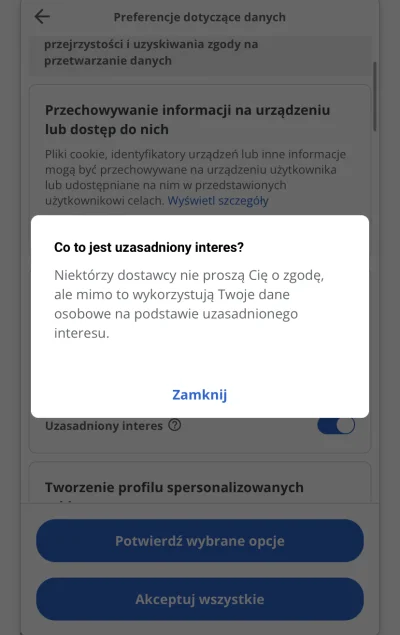 zar0x - Co #!$%@? znaczy "uzasadniony interes" jeśli chodzi o zbieranie moich danych?...