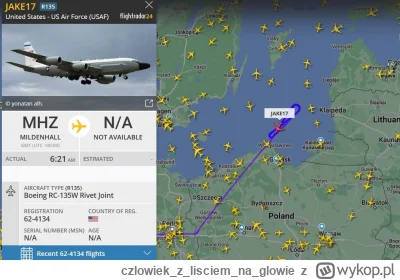 czlowiekzlisciemnaglowie - Zaczyna się? 
Bombowiec Jake17 skanuje Kaliningrad 

#wojn...