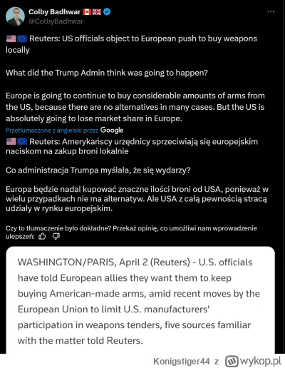 Konigstiger44 - @spinor: Ja bym jeszcze za to sfinansował dotację na kupowanie europe...