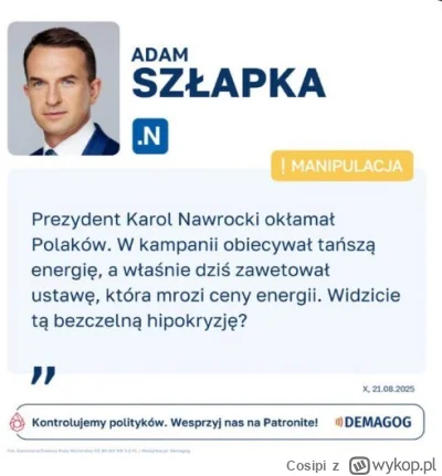 Cosipi - Czy jest chociaż jedna wypowiedź tego pseudo "rzecznika" w której nie było b...
