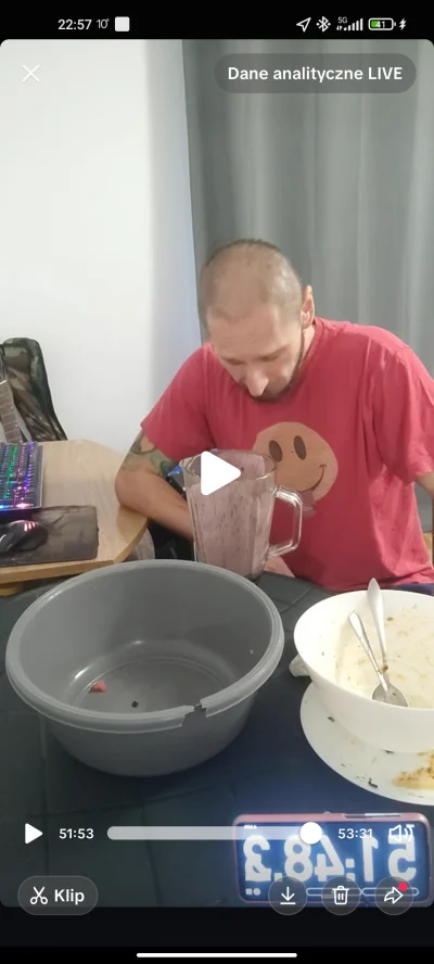 krucjan - Czas operacyjny - niecałe 52 min, jedzone na lajcie z gadaniem bez wielkieg...