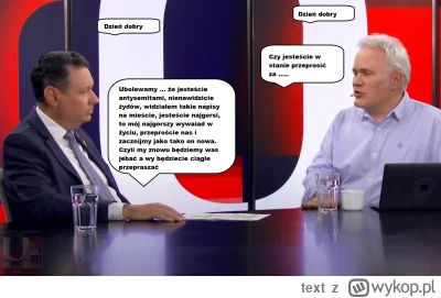 text - Jesli ktoś nie ma czasu oglądac 2h wywiadu #kanalzero #izrael 
to szybkie stre...