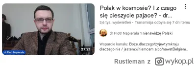 Rustleman - Dzisiaj zły dzień dla liberalizmu, nowy film doktora 
SPOILER
#napierala ...