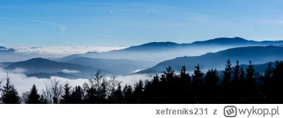 xefreniks231 - Widok na Beskid Wyspowy o godzinie 11:00 dn. 16.11.2024 r. #gory #trek...