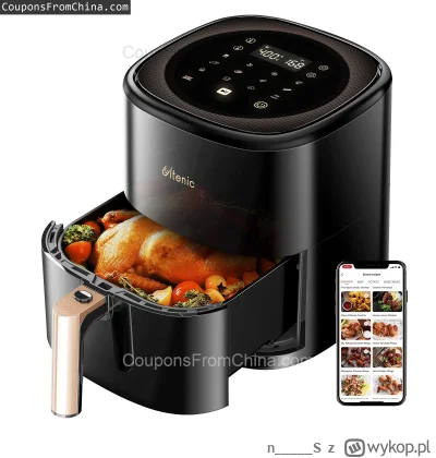 n____S - ❗ Ultenic K10 Air Fryer 5L Voice Control [EU]
〽️ Cena: $92.99
➡️ Sklep: Bang...