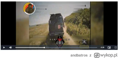 andbatros - Pojawiło się kilka nagrań z uderzeń Ukraińskich dronów FPV na pojazdy inż...