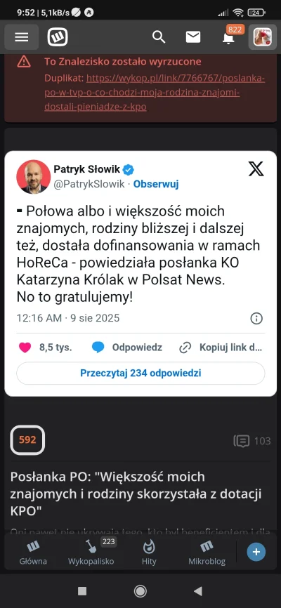 opewnieJerzy - Administracja jak widac juz zaczyna tuszowac sprawe i przyczepiac dupl...