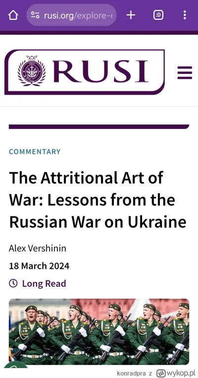 konradpra - #ukraina #wojna #rosja #uk

A teraz trochę o wojnie materiałowej dla tych...