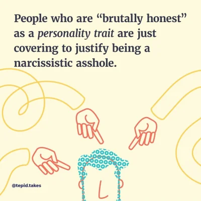KingaM - Nie jestem narcyzką dlatego że jestem szczera, grafiko z internetu #psycholo...