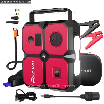 n____S - ❗ Foursun 26800mAh 4000A Car Jump Starter Air Compressor [EU]
〽️ Cena: 85.99...