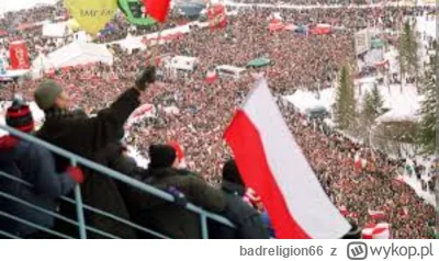badreligion66 - #skoki W 2002 roku na zawodach w Zakopcu było chyba milion ludzi ( ͡º...