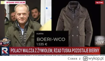Coxex - Ale faktycznie coś w tym jest, że politycy w momentach kryzysowych zdejmują „...