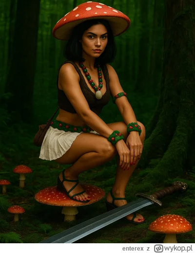 enterex - #aiart #grzyby #ladnapani