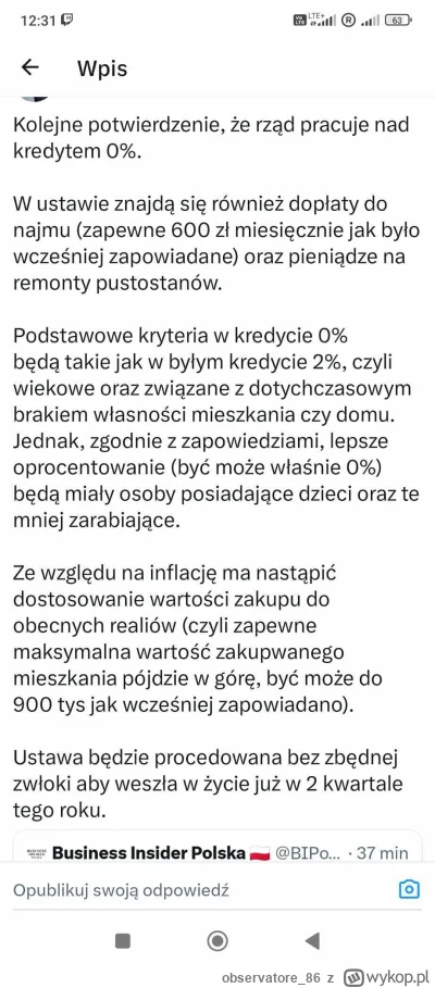 observatore_86 - #przegryw 
W 2025 albo jeszcze w 2024 roku ceny mieszkan znowu ze 20...